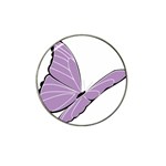 Purple Awareness Butterfly 2 Golf Ball Marker (for Hat Clip)