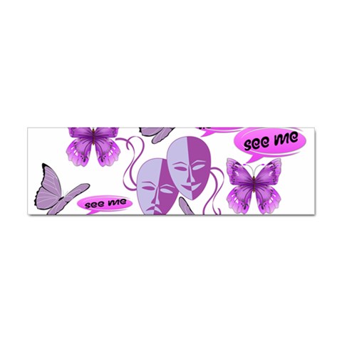 Invisible Illness Collage Bumper Sticker from ArtsNow.com Front