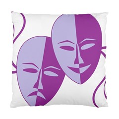 Comedy & Tragedy Of Chronic Pain Cushion Case (Two Sided)  from ArtsNow.com Back