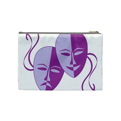Comedy & Tragedy Of Chronic Pain Cosmetic Bag (Medium) from ArtsNow.com Back