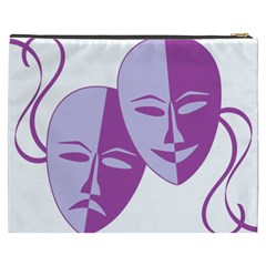 Comedy & Tragedy Of Chronic Pain Cosmetic Bag (XXXL) from ArtsNow.com Back