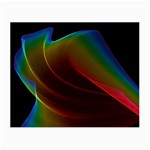 Liquid Rainbow, Abstract Wave Of Cosmic Energy  Glasses Cloth (Small)