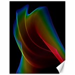 Liquid Rainbow, Abstract Wave Of Cosmic Energy  Canvas 18  x 24  (Unframed)