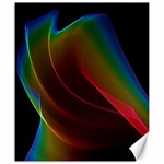 Liquid Rainbow, Abstract Wave Of Cosmic Energy  Canvas 20  x 24  (Unframed)