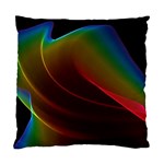 Liquid Rainbow, Abstract Wave Of Cosmic Energy  Cushion Case (Two Sided) 