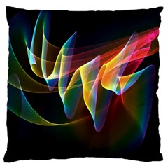 Northern Lights, Abstract Rainbow Aurora Large Cushion Case (Two Sided)  from ArtsNow.com Front