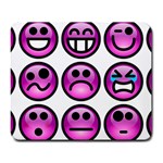 Chronic Pain Emoticons Large Mouse Pad (Rectangle)