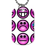 Chronic Pain Emoticons Dog Tag (One Sided)