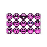Chronic Pain Emoticons Sticker 100 Pack (Rectangle)