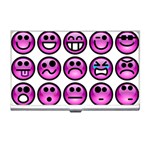 Chronic Pain Emoticons Business Card Holder