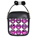 Chronic Pain Emoticons Girl s Sling Bag