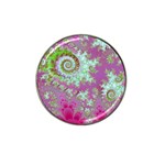 Raspberry Lime Surprise, Abstract Sea Garden  Golf Ball Marker 10 Pack (for Hat Clip)
