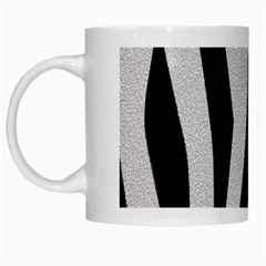 Zebra White Mug from ArtsNow.com Left