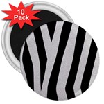 Zebra 3  Magnet (10 pack)