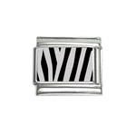 Zebra Italian Charm (9mm)