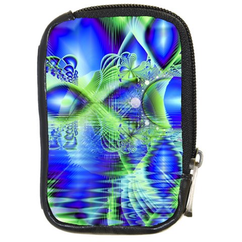 Irish Dream Under Abstract Cobalt Blue Skies Compact Camera Leather Case from ArtsNow.com Front