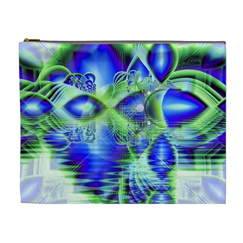 Irish Dream Under Abstract Cobalt Blue Skies Cosmetic Bag (XL) from ArtsNow.com Front