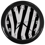 Zebra Wall Clock (Black)