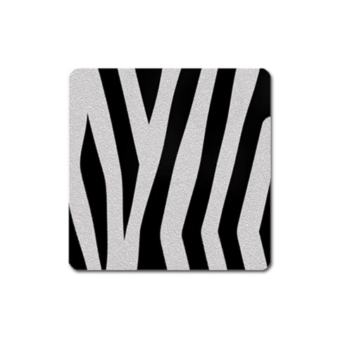 Zebra Magnet (Square) from ArtsNow.com Front