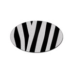 Zebra Sticker Oval (100 pack)