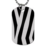 Zebra Dog Tag (Two Sides)