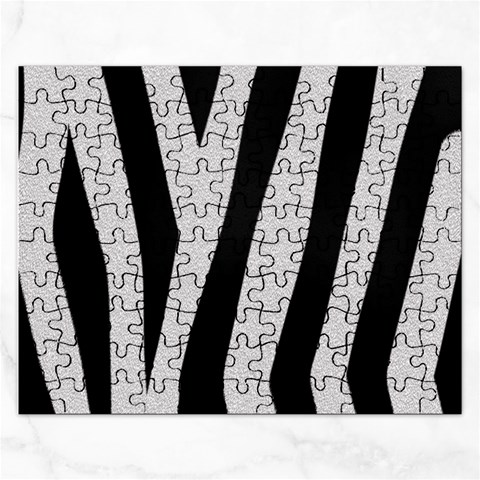 Zebra Jigsaw Puzzle (Rectangular) from ArtsNow.com Front