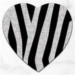 Zebra Jigsaw Puzzle (Heart)
