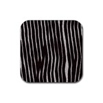 Zebra Rubber Coaster (Square)