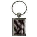 Zebra Key Chain (Rectangle)