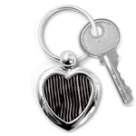 Zebra Key Chain (Heart)