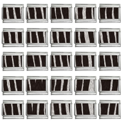 Zebra 9mm Italian Charm (25 pack) from ArtsNow.com Front