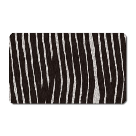 Zebra Magnet (Rectangular) from ArtsNow.com Front