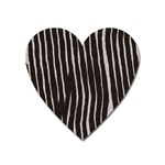 Zebra Magnet (Heart)