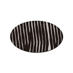 Zebra Sticker Oval (10 pack)