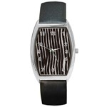 Zebra Barrel Style Metal Watch