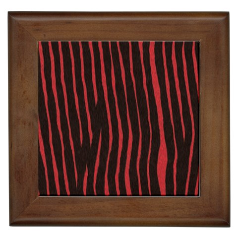 Zebra Framed Tile from ArtsNow.com Front