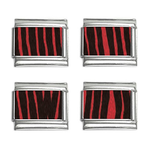 Zebra 9mm Italian Charm (4 pack) from ArtsNow.com Front