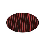 Zebra Sticker Oval (100 pack)