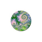 Rose Apple Green Dreams, Abstract Water Garden Golf Ball Marker 10 Pack