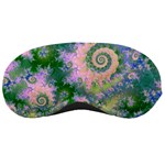 Rose Apple Green Dreams, Abstract Water Garden Sleeping Mask