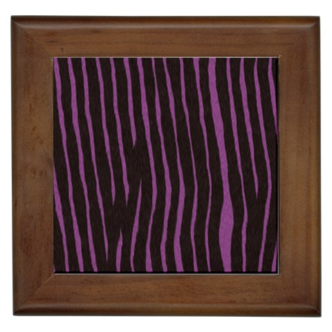 Zebra Framed Tile from ArtsNow.com Front