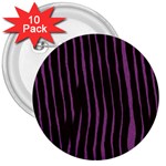 Zebra 3  Button (10 pack)