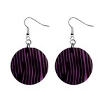 Zebra 1  Button Earrings