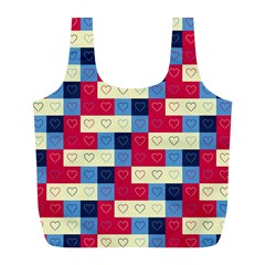 Hearts Reusable Bag (L) from ArtsNow.com Front