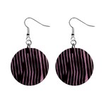 Zebra 1  Button Earrings