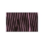 Zebra Sticker (Rectangular)