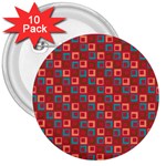 Retro 3  Button (10 pack)