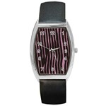 Zebra Barrel Style Metal Watch