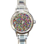 Color Round Italian Charm Watch