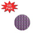 Retro 1  Mini Button Magnet (100 pack)